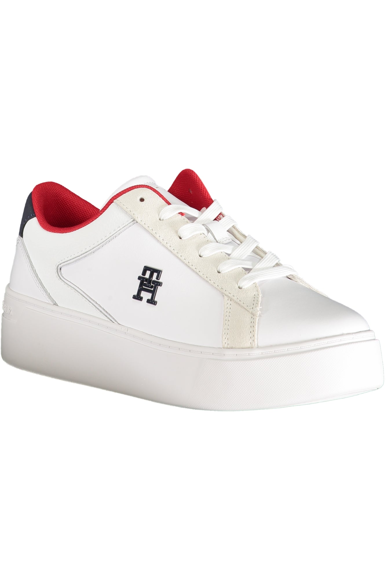 TOMMY HILFIGER WHITE WOMEN'S SPORTS SHOES-1
