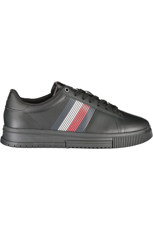TOMMY HILFIGER BLACK MEN'S SPORTS SHOES-0
