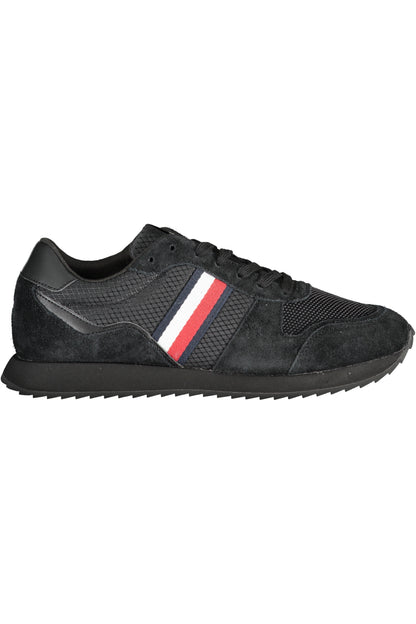 TOMMY HILFIGER BLACK MEN'S SPORTS SHOES-0