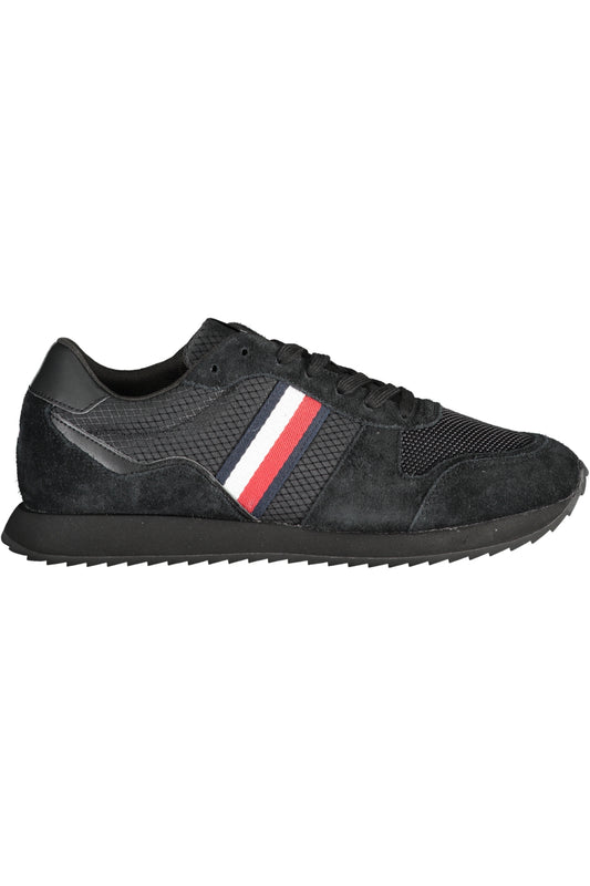 TOMMY HILFIGER BLACK MEN'S SPORTS SHOES-0