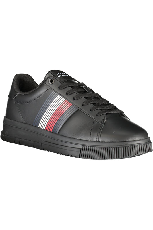 TOMMY HILFIGER BLACK MEN'S SPORTS SHOES-1