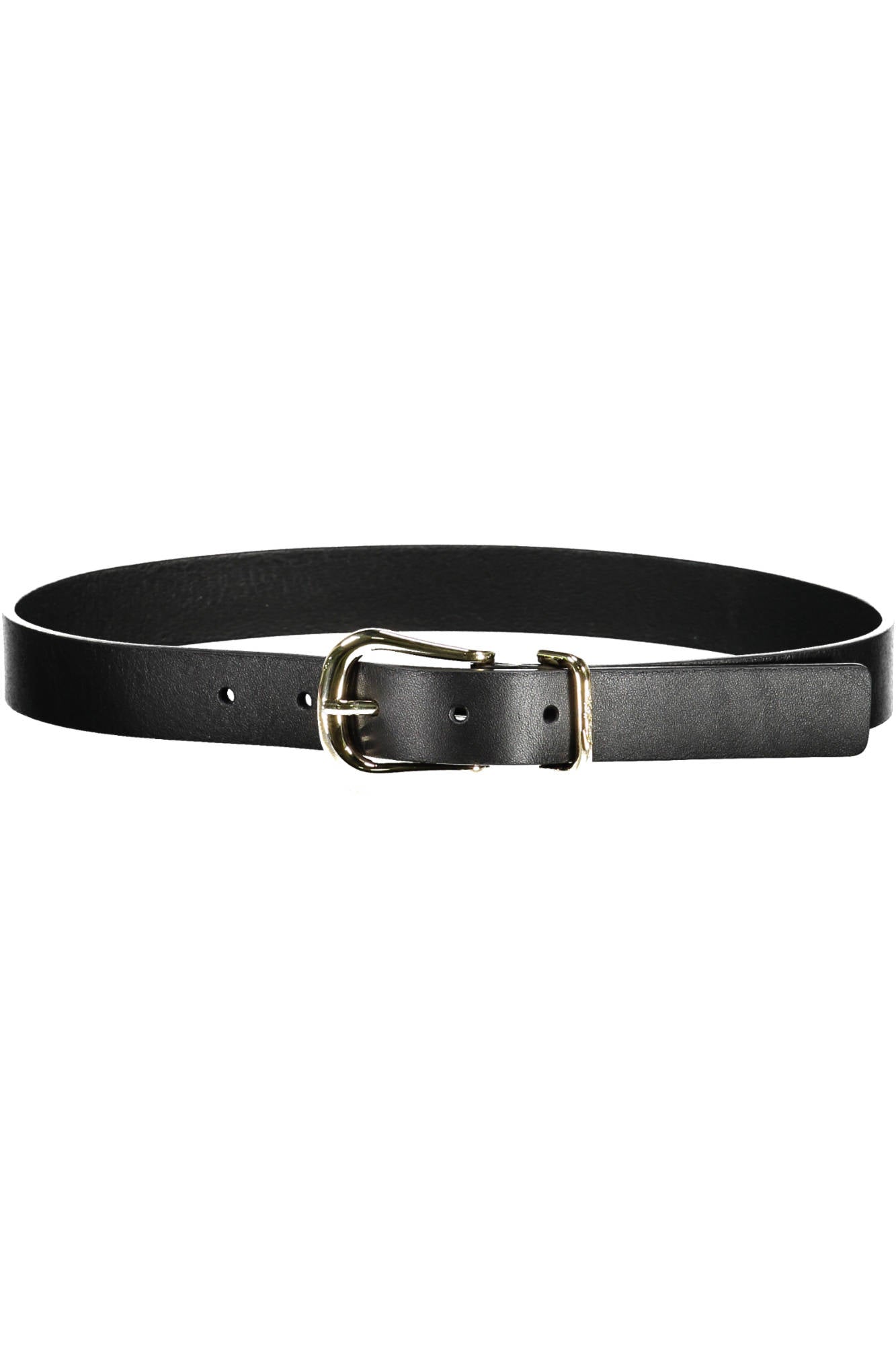 TOMMY HILFIGER LEATHER BELT WOMEN BLACK-1
