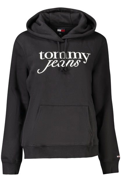 TOMMY HILFIGER SWEATSHIRT WITHOUT ZIP WOMEN BLACK-0