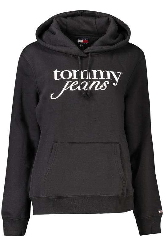 TOMMY HILFIGER SWEATSHIRT WITHOUT ZIP WOMEN BLACK-0