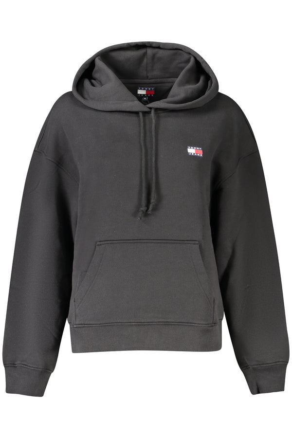 TOMMY HILFIGER SWEATSHIRT WITHOUT ZIP WOMEN BLACK-0