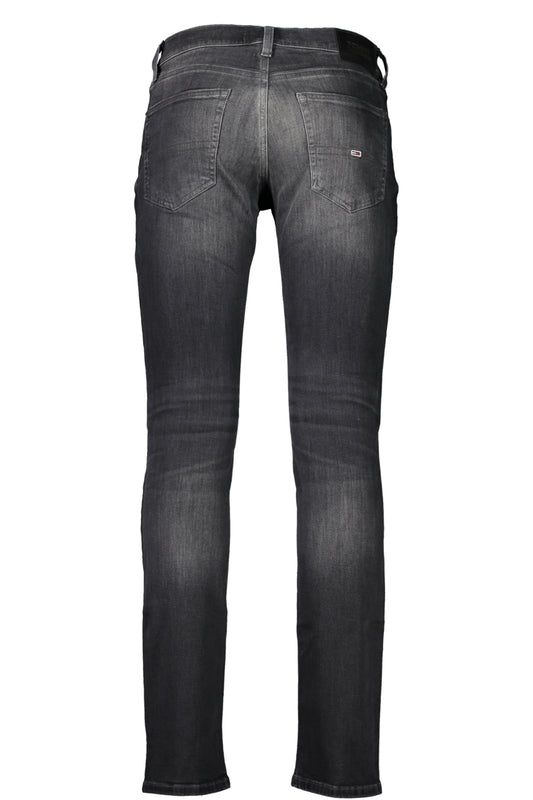 TOMMY HILFIGER MEN'S BLACK DENIM JEANS-1