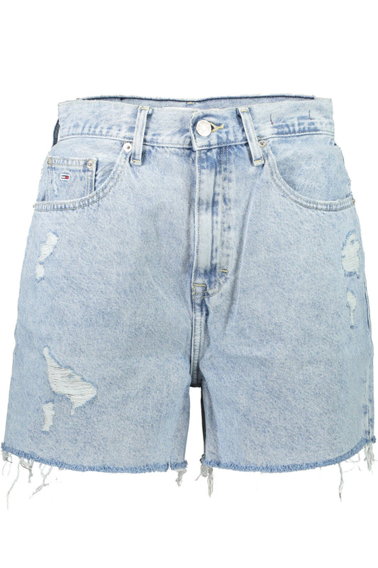 TOMMY HILFIGER JEANS SHORT WOMEN BLUE-0