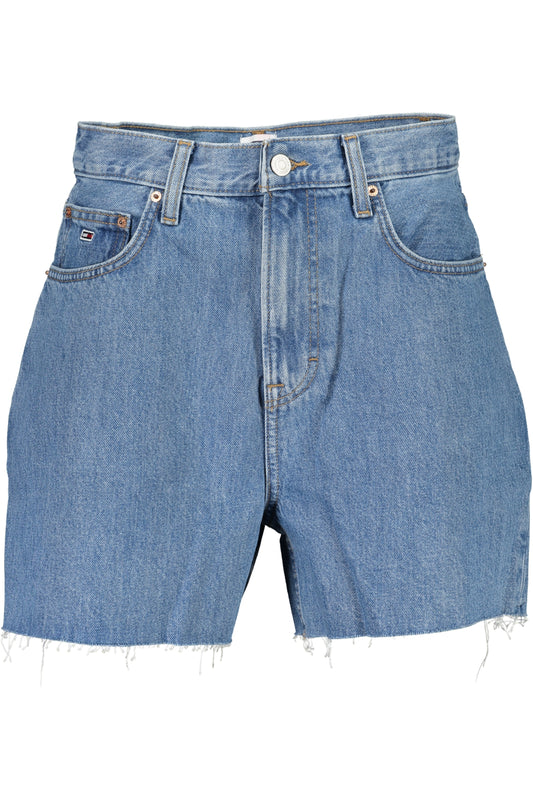 TOMMY HILFIGER JEANS SHORT WOMEN BLUE-0