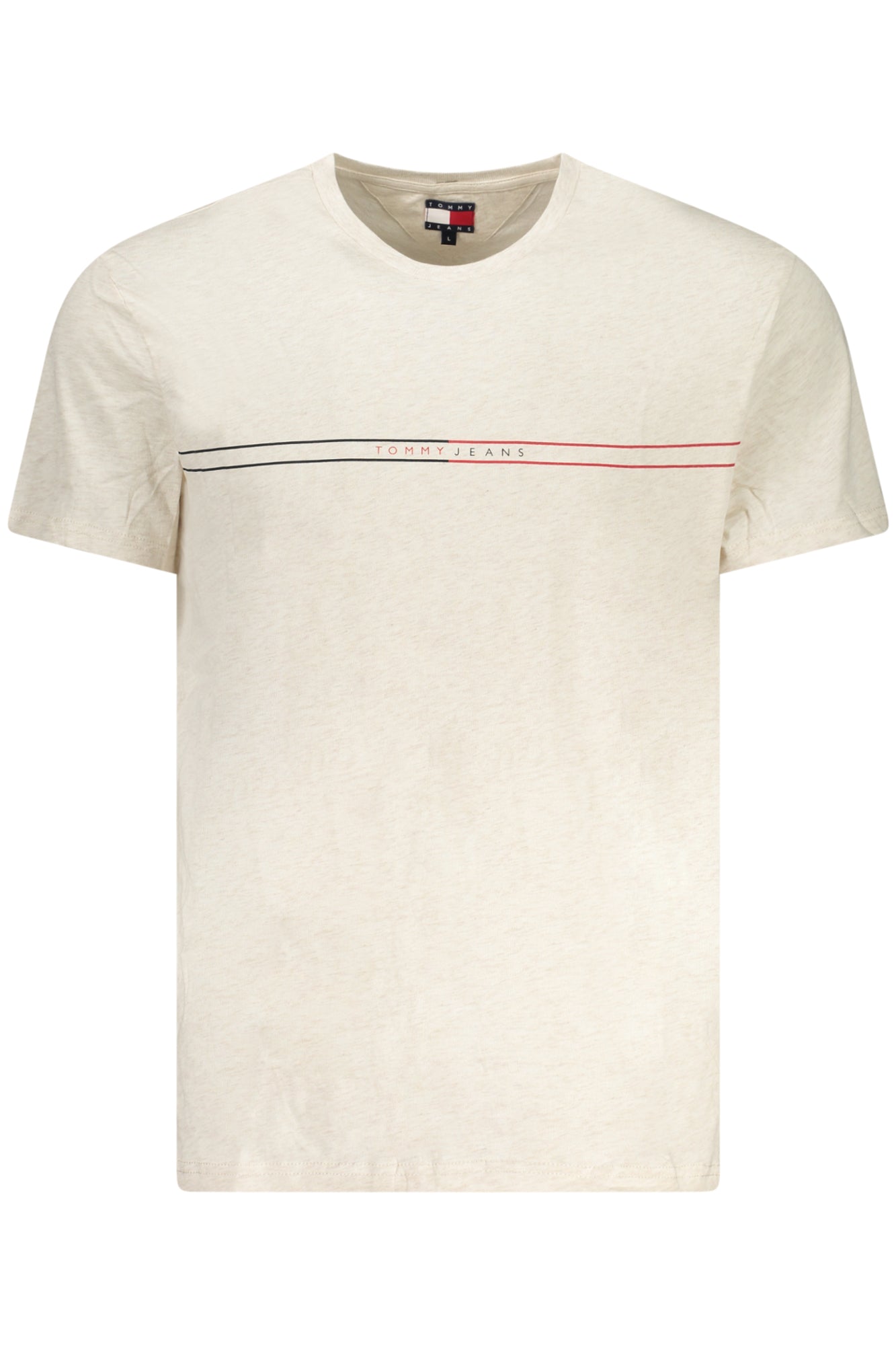TOMMY HILFIGER SHORT SLEEVE T-SHIRT MEN BEIGE-0