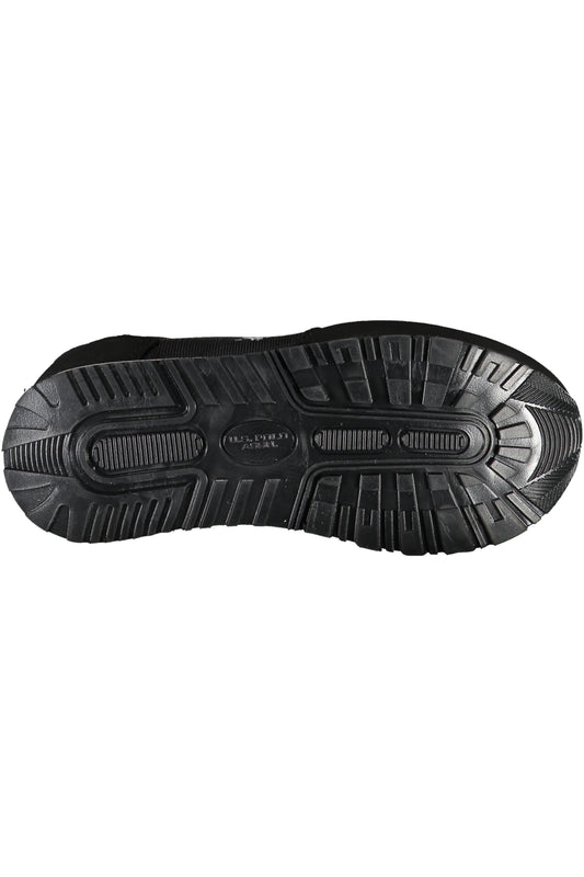 US POLO ASSN. BLACK CHILDREN'S SPORTS SHOES-1