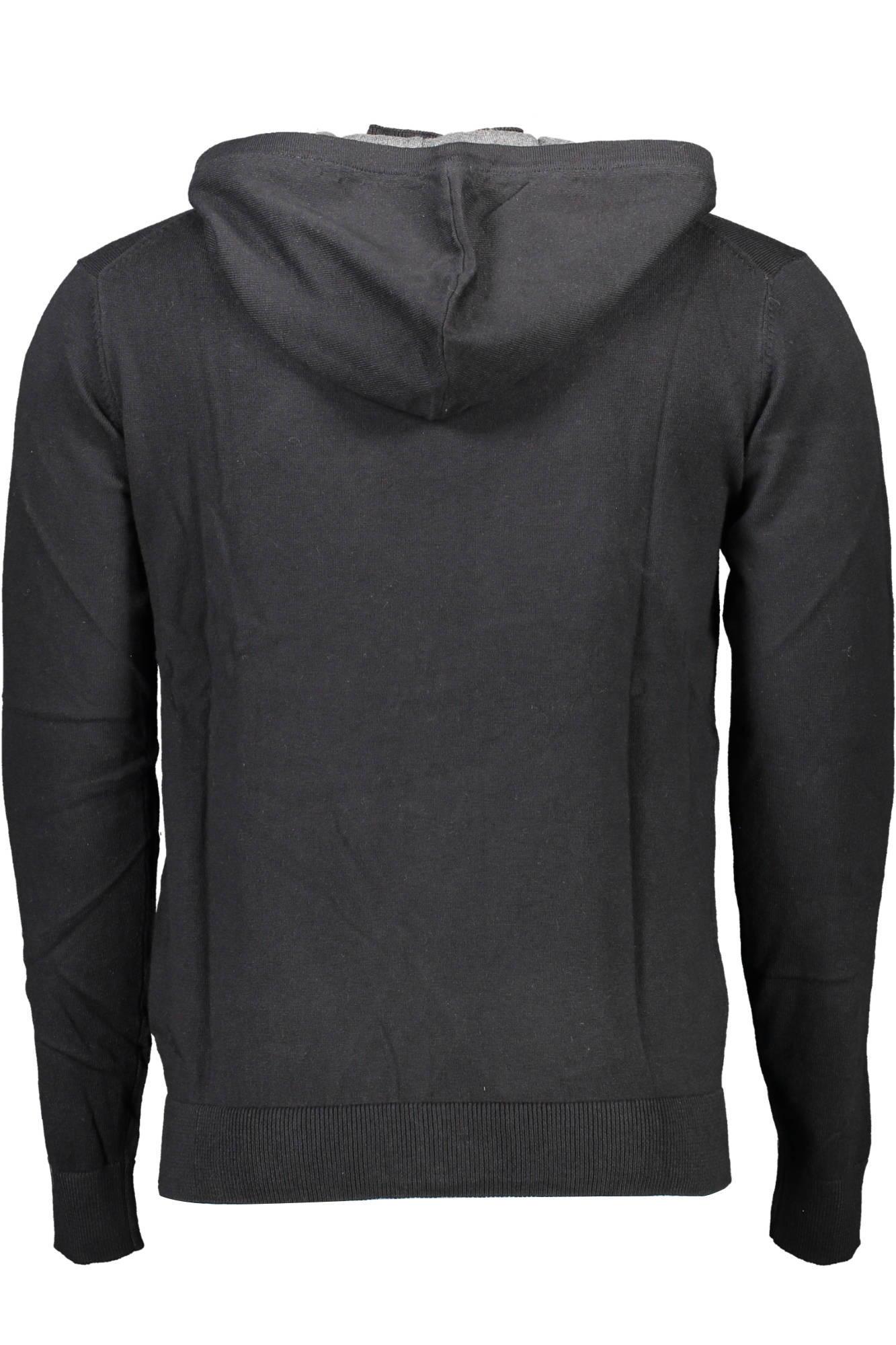 US POLO CARDIGAN MEN BLACK-1