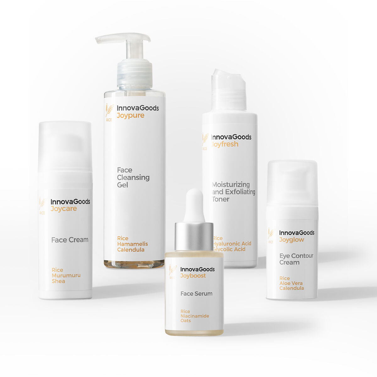 Face Routine Pack Rice InnovaGoods-1