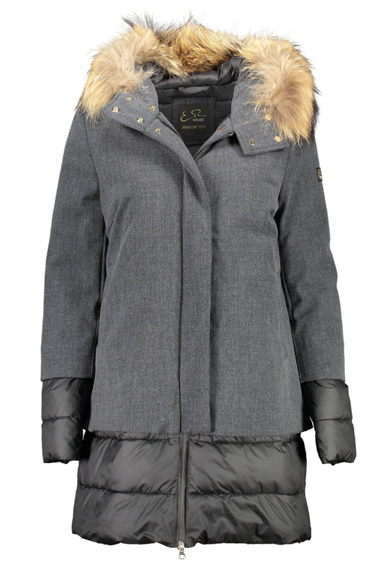 YES ZEE GRAY WOMAN DOWN JACKET-0