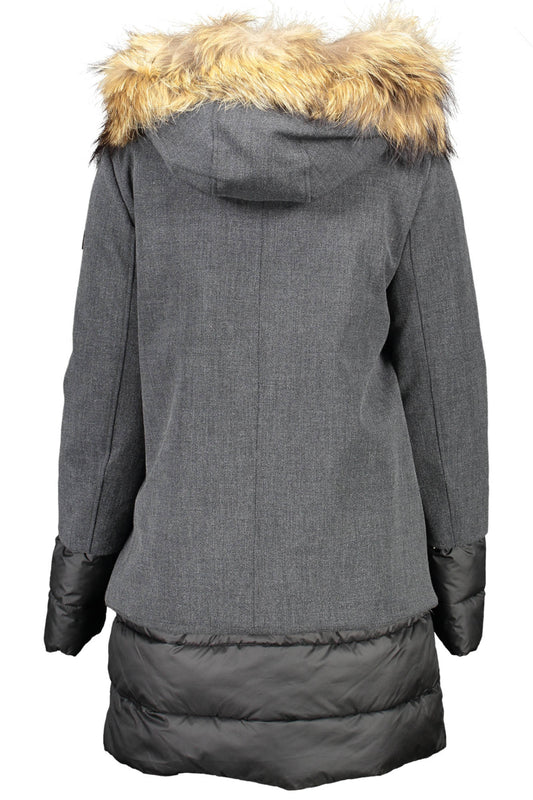 YES ZEE GRAY WOMAN DOWN JACKET-1